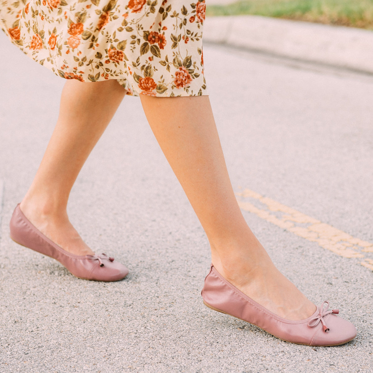 Talaria Flats Premium Dusty Rose Flats