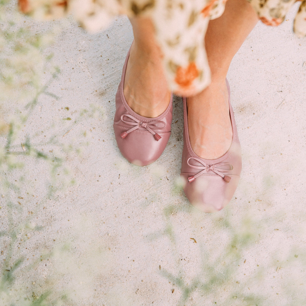 Talaria Flats Premium Dusty Rose Flats