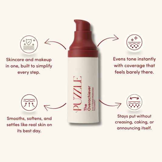 Puzzle® Makeup The Overachiever 2-in-1 Tinted Moisturizer & Foundation