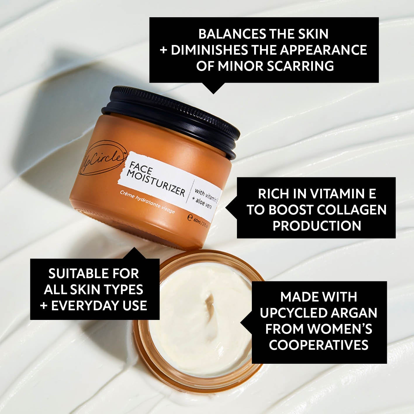 UpCircle Face Moisturizer w/ Vitamin E