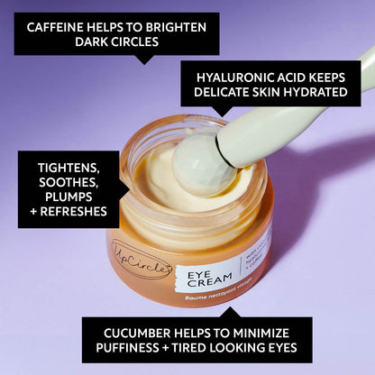 UpCircle Eye Cream with Hyaluronic Acid & Coffee
