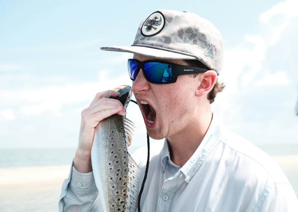 Island Optics 60mm Angler Polarized Sunglasses