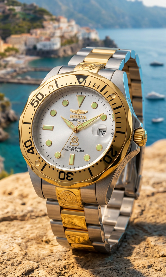 Invicta Men's 47mm Grand Diver Automatic Luminous Markers Bracelet Watch