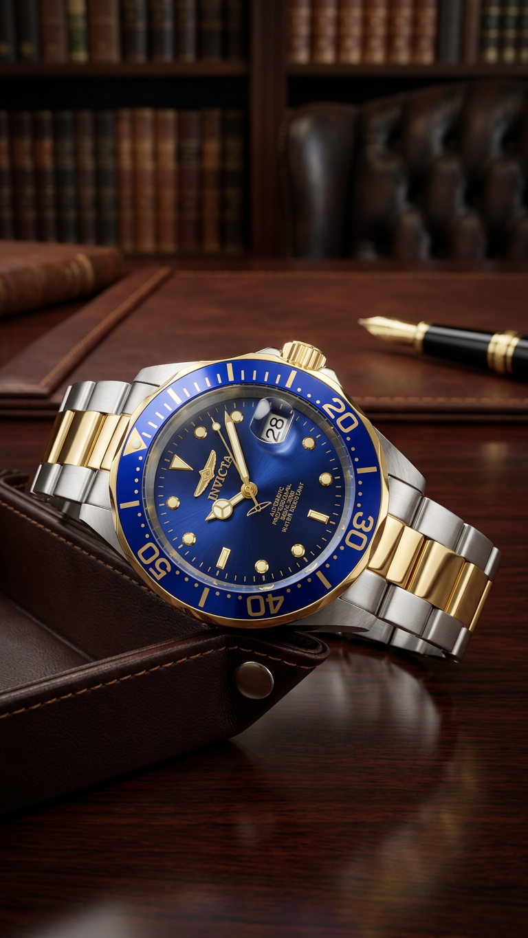 Invicta Men's 40mm Pro Diver Automatic Date Bracelet Watch