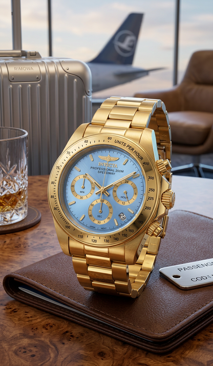 Invicta Women's 39mm Speedway Quartz Chronograph Color Dial Bracelet Watch