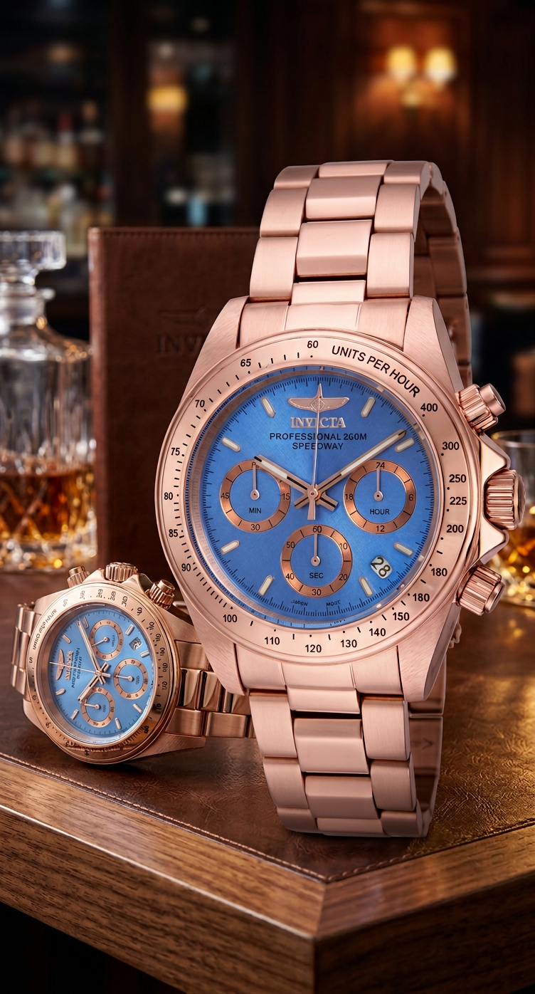 Invicta Women's 39mm Speedway Quartz Chronograph Color Dial Bracelet Watch