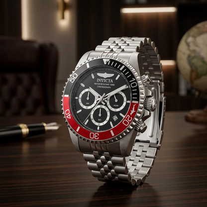 Invicta Men's 43mm Pro Diver Quartz Chrono Date Jubilee Bracelet Watch