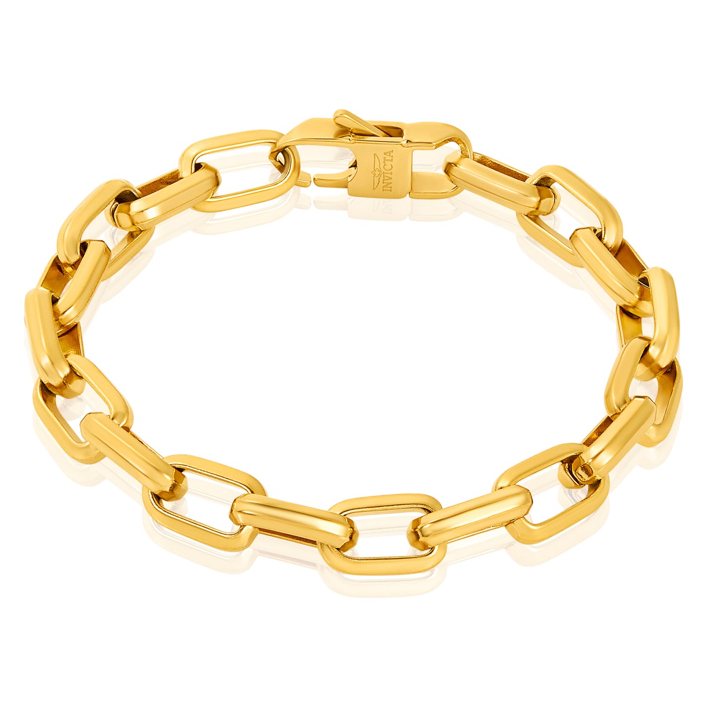Invicta Men's Stainless Steel 10mm Link Chain Bracelet