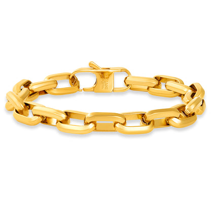Invicta Men's Stainless Steel 10mm Link Chain Bracelet