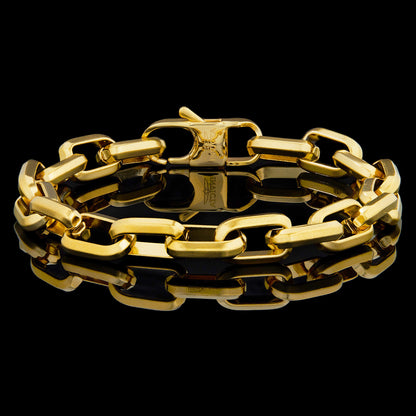 Invicta Men's Stainless Steel 10mm Link Chain Bracelet