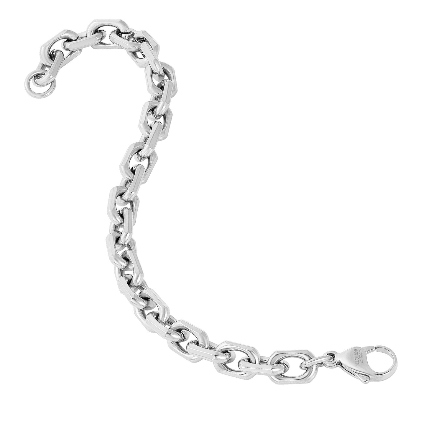 Invicta Men's Stainless Steel 8.5mm Matte Finish Link Bracelet