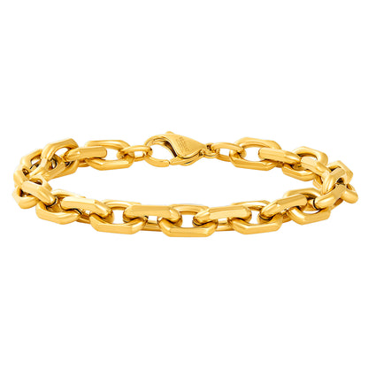 Invicta Men's Stainless Steel 8.5mm Matte Finish Link Bracelet