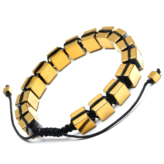 Invicta Men's Stainless Steel Chain Necklace & Hematite Bracelet Set