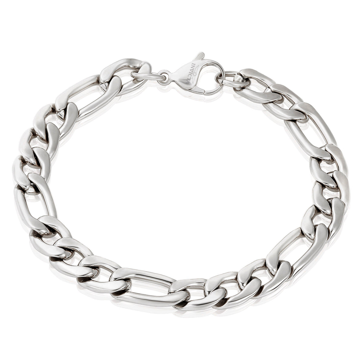 Invicta Men's Stainless Steel 9mm Figaro Chain Bracelet