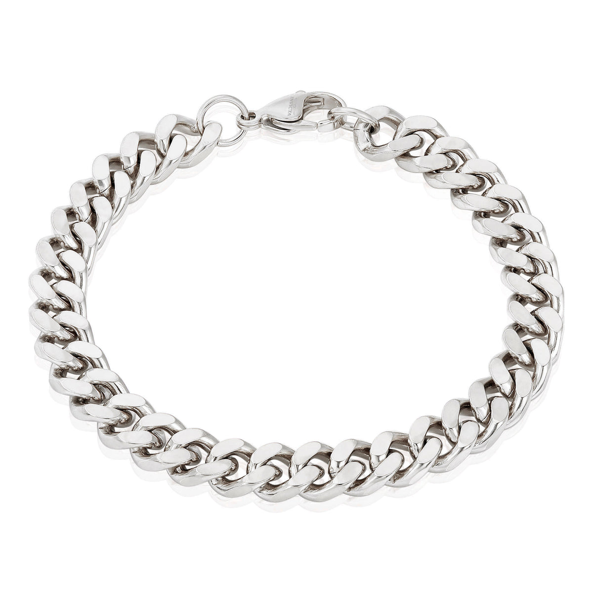 Invicta Men's Stainless Steel 8.5mm Curb Link Chain Bracelet