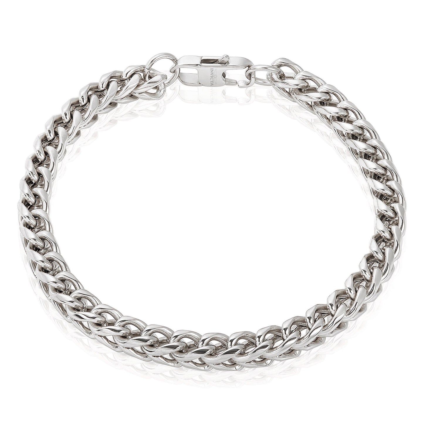 Invicta Men's Stainless Steel 6mm Franco Chain Bracelet