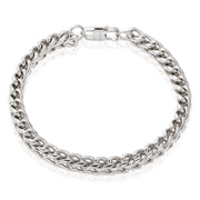 Invicta Men's Stainless Steel 6mm Franco Chain Bracelet