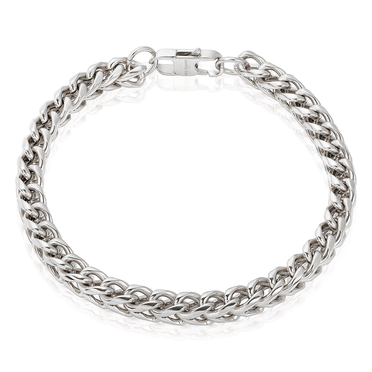Invicta Men's Stainless Steel 6mm Franco Chain Bracelet