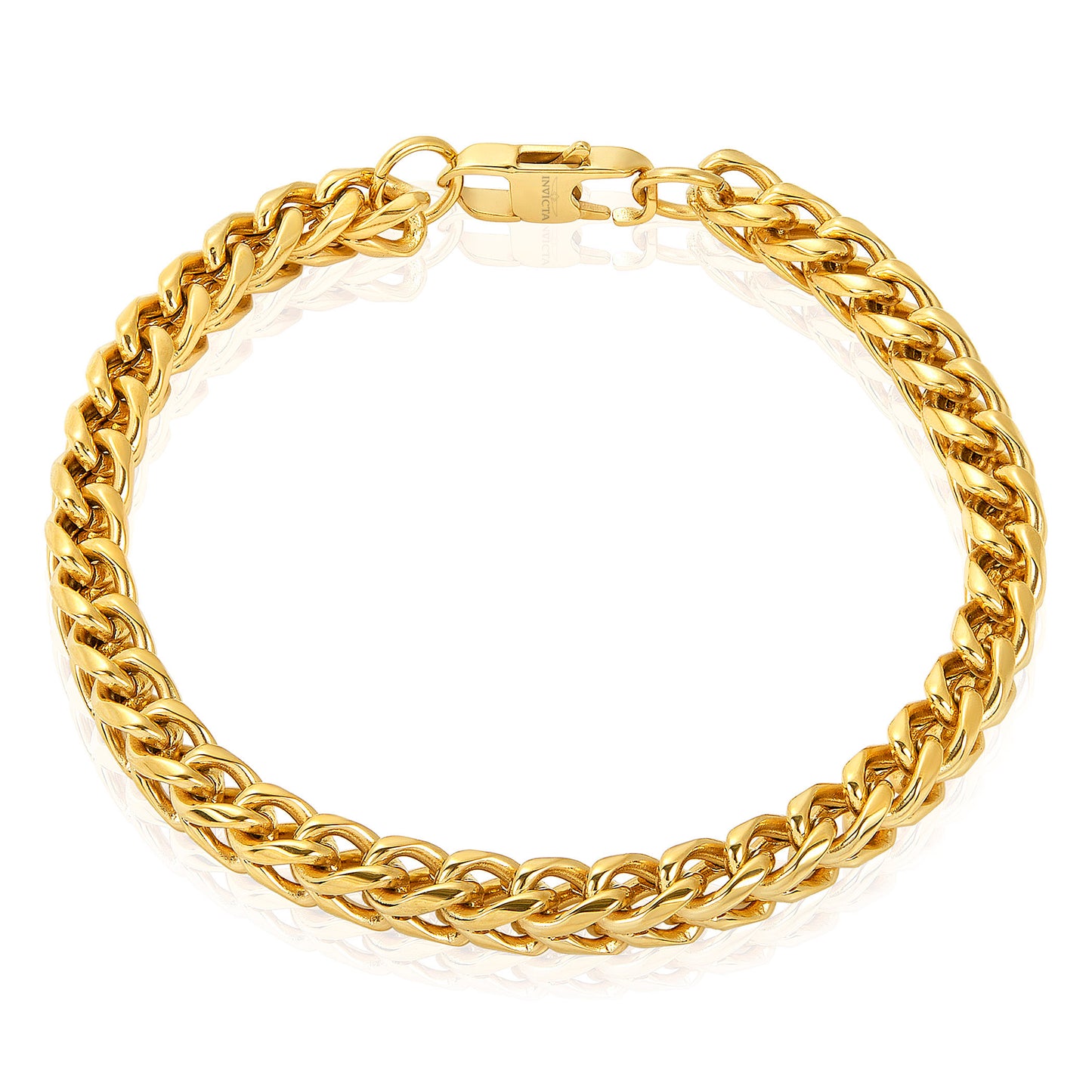 Invicta Men's Stainless Steel 6mm Franco Chain Bracelet