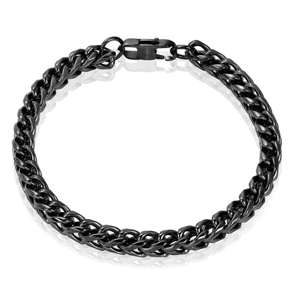Invicta Men's Stainless Steel 6mm Franco Chain Bracelet