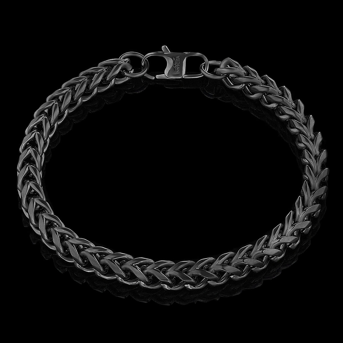 Invicta Men's Stainless Steel 6mm Franco Chain Bracelet