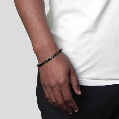 Invicta Men's Stainless Steel 6mm Franco Chain Bracelet