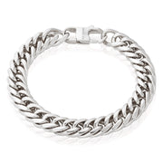 Invicta Men's Stainless Steel 11.5mm Double Curb Link Chain Bracelet