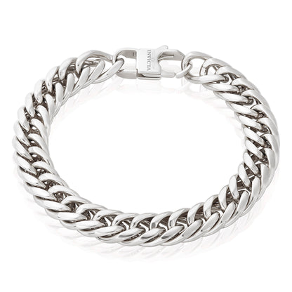 Invicta Men's Stainless Steel 11.5mm Double Curb Link Chain Bracelet