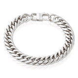 Invicta Men's Stainless Steel 11.5mm Double Curb Link Chain Bracelet