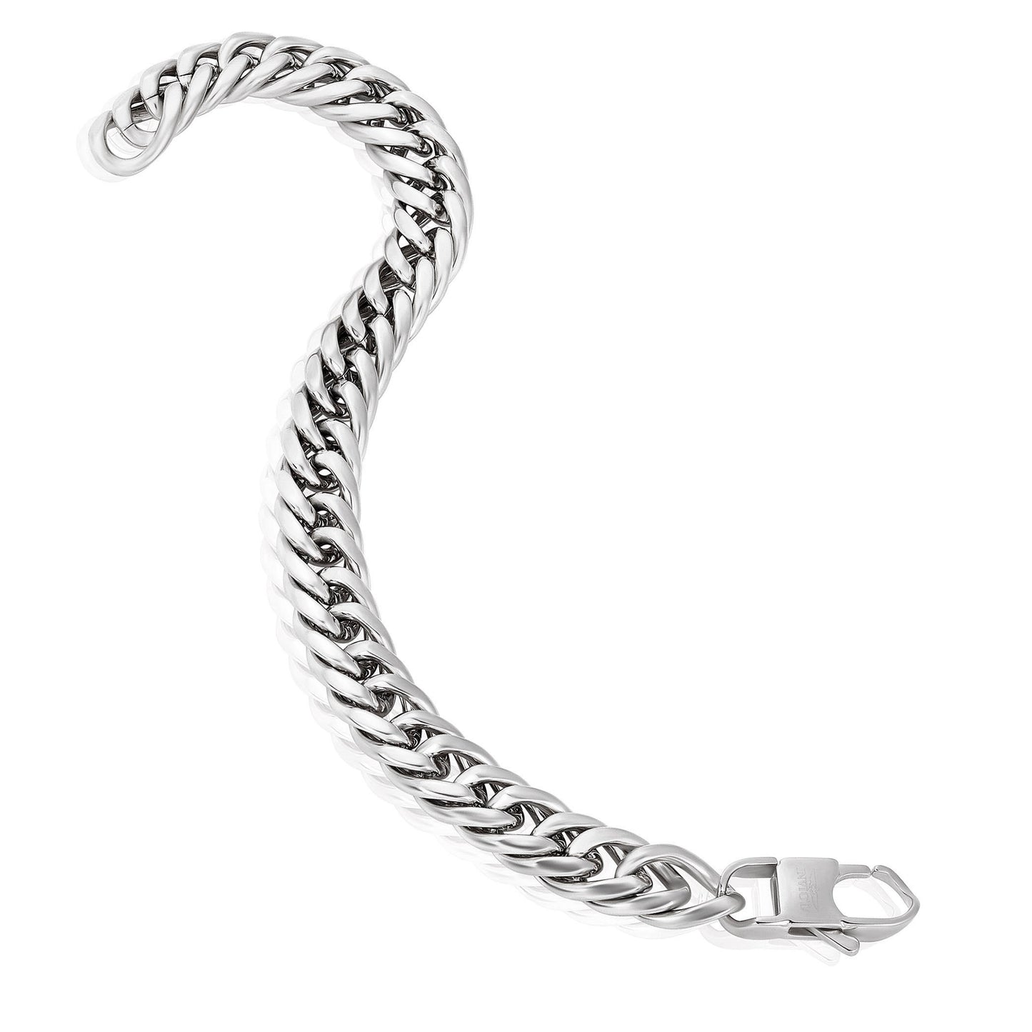 Invicta Men's Stainless Steel 11.5mm Double Curb Link Chain Bracelet