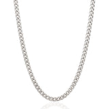 Invicta Men's Stainless Steel 6mm Curb Link Chain 24" Necklace
