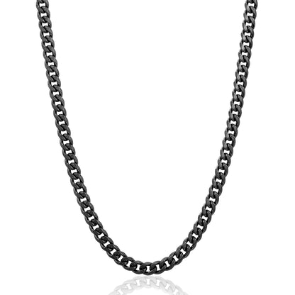 Invicta Men's Stainless Steel 6mm Curb Link Chain 24" Necklace