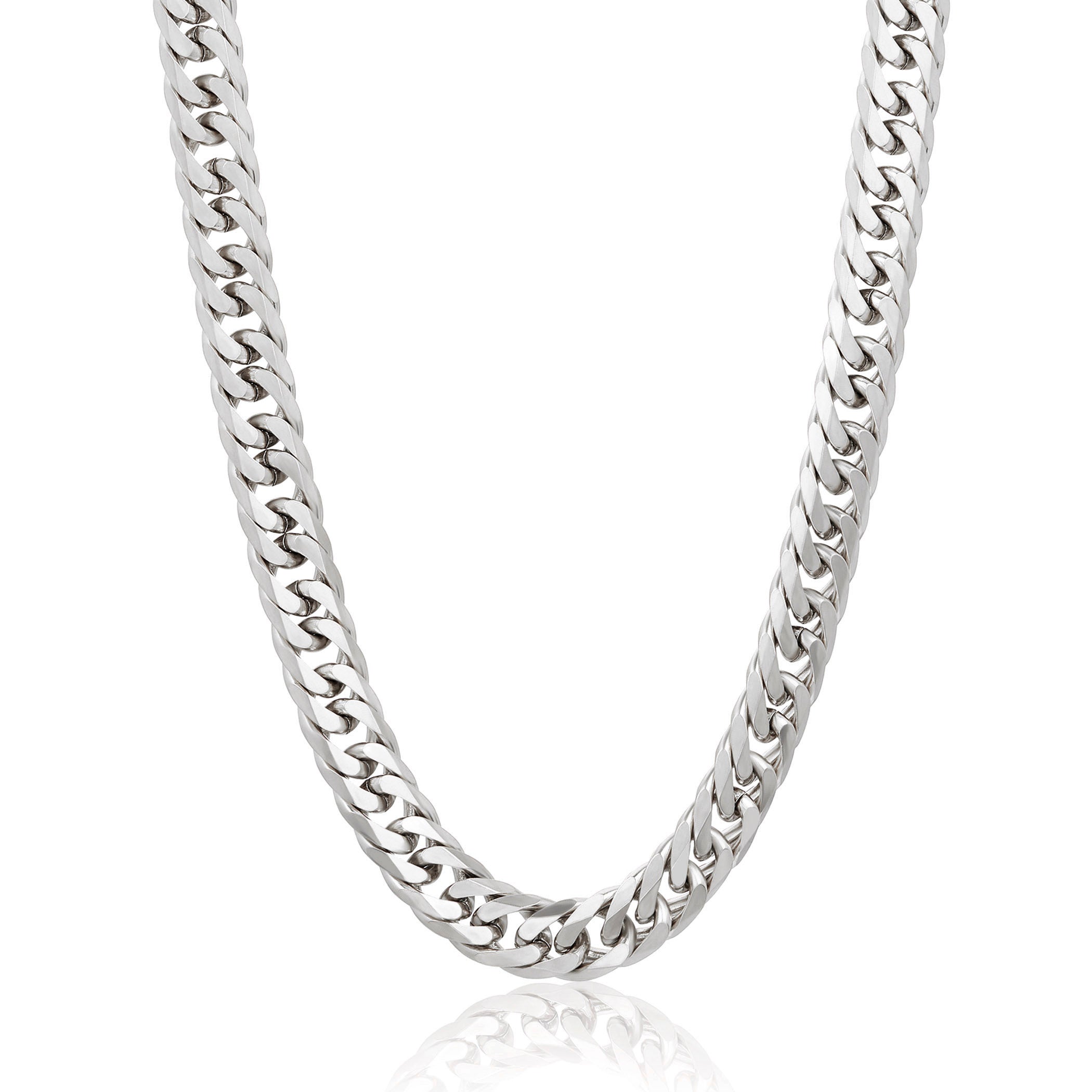 Invicta Men's Stainless Steel 11.5mm Double Curb Link Chain 24