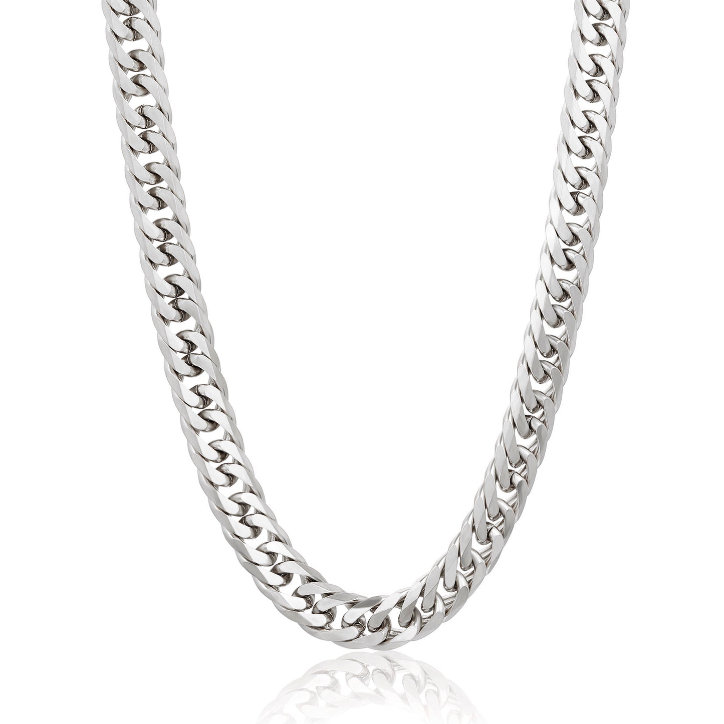 Invicta Men's Stainless Steel 11.5mm Double Curb Link Chain 24" Necklace