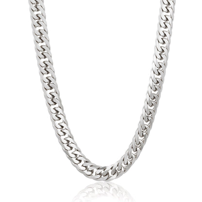 Invicta Men's Stainless Steel 11.5mm Double Curb Link Chain 24" Necklace