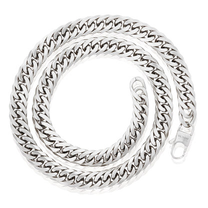 Invicta Men's Stainless Steel 11.5mm Double Curb Link Chain 24" Necklace