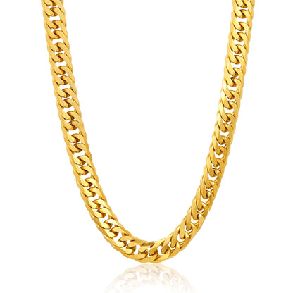 Invicta Men's Stainless Steel 11.5mm Double Curb Link Chain 24" Necklace