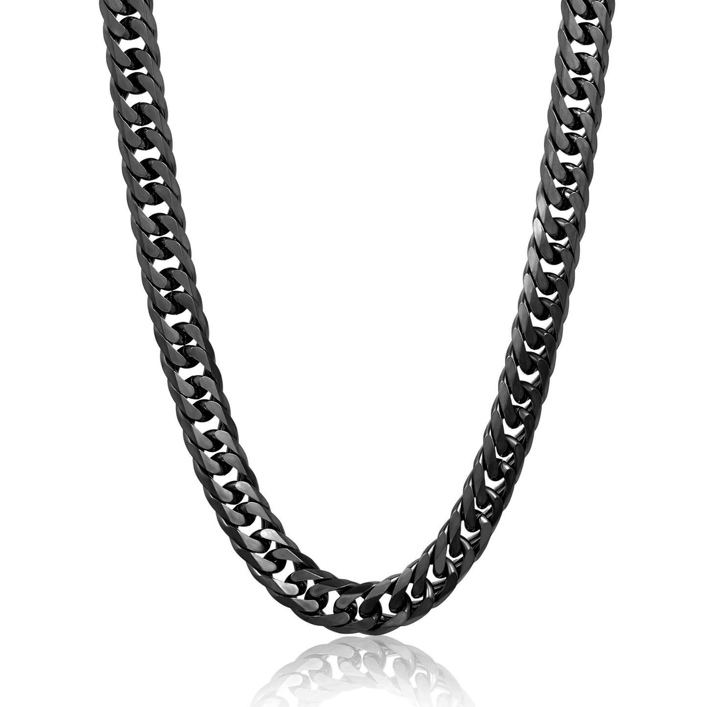Invicta Men's Stainless Steel 11.5mm Double Curb Link Chain 24" Necklace
