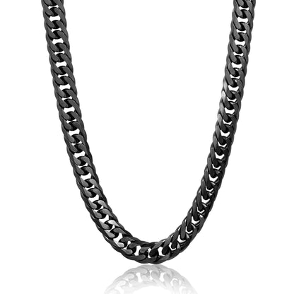 Invicta Men's Stainless Steel 11.5mm Double Curb Link Chain 24" Necklace