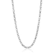 Invicta Men's Stainless Steel 8mm Byzantine Chain 26" Necklace