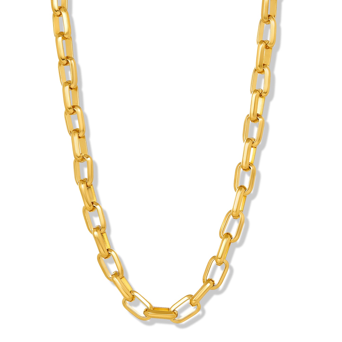 Invicta Men's Stainless Steel 10mm Oversized Link 24" Necklace