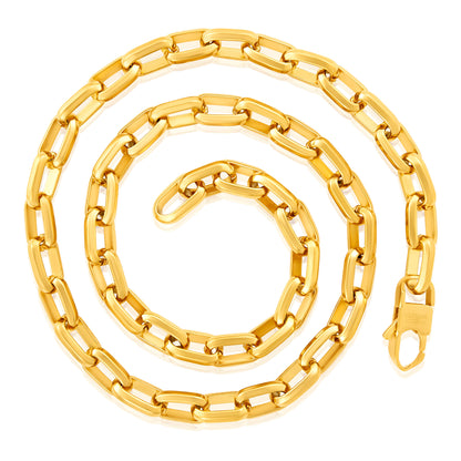 Invicta Men's Stainless Steel 10mm Oversized Link 24" Necklace
