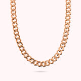 Toscana Italiana 18K Rose Gold Plated Curb Link 16" Necklace