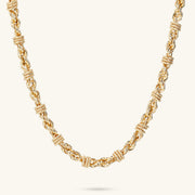 Toscana Italiana 18K Gold Plated Status Rope Chain Necklace