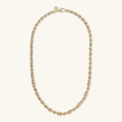 Toscana Italiana 18K Gold Plated Status Rope Chain Necklace