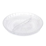 Waterford Divided 9" Crystal Dish