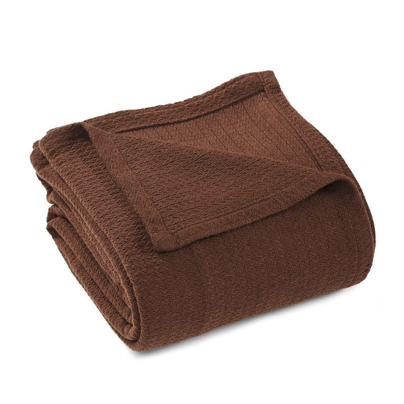 Superior Waffle 100% Cotton Lightweight Blanket