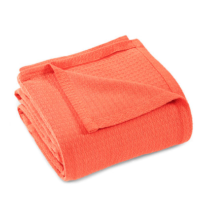 Superior Waffle 100% Cotton Lightweight Blanket