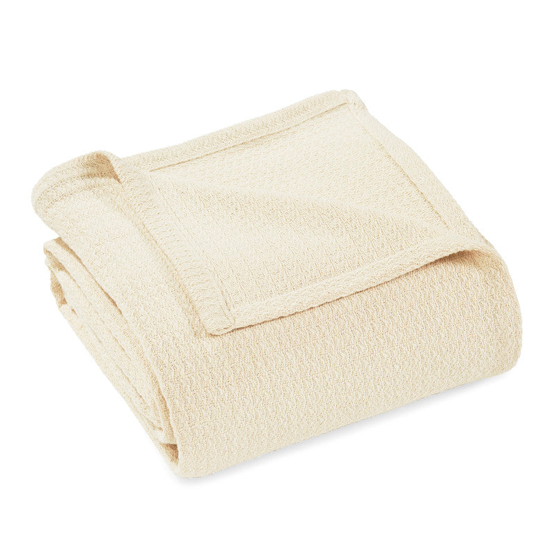 Superior Waffle 100% Cotton Lightweight Blanket