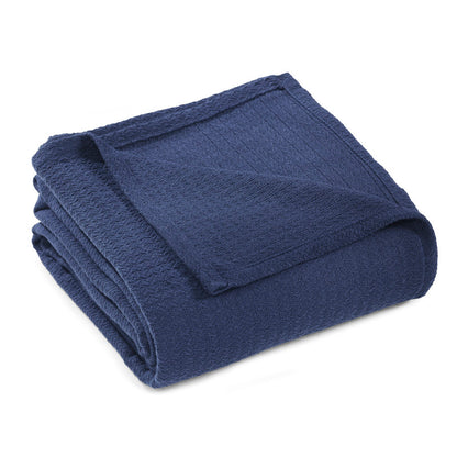 Superior Waffle 100% Cotton Lightweight Blanket